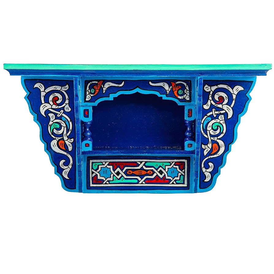 Amazon.com: HibArt Moroccan Wooden Floating Shelves - 15x9
